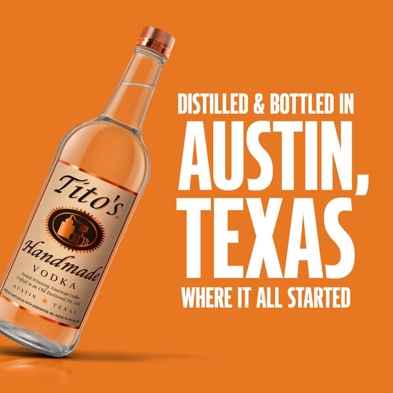 Tito's Handmade Vodka 1L (80 Proof)