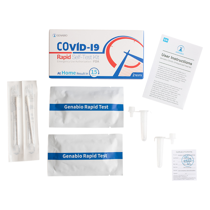 Genabio COVID-19 Rapid Self-Test Kit  (2 tests)