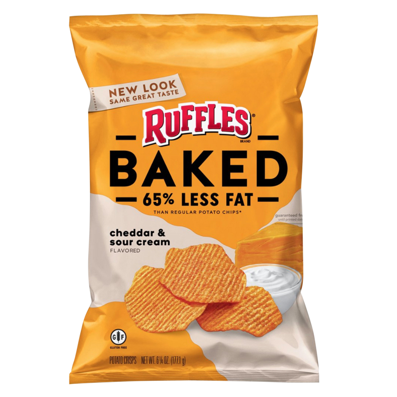 Ruffles Baked Cheddar & Sour Cream Potato Chips 6.25oz