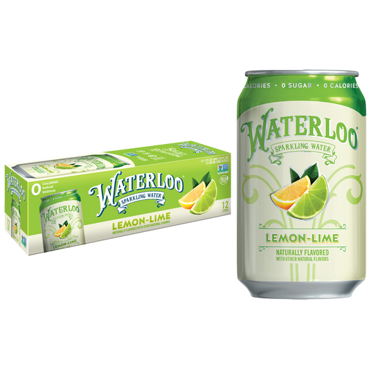 Waterloo Sparkling Lemon-Lime Water 12pk 12oz Can