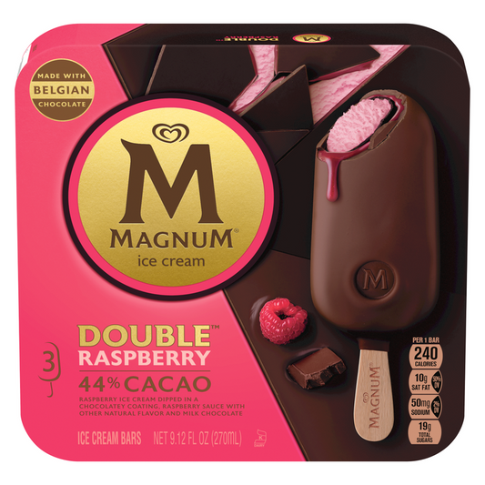 Magnum Double Raspberry Ice Cream Bars 3ct