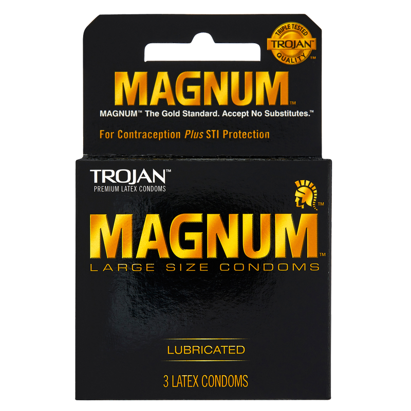 Trojan Magnum Condoms 3ct