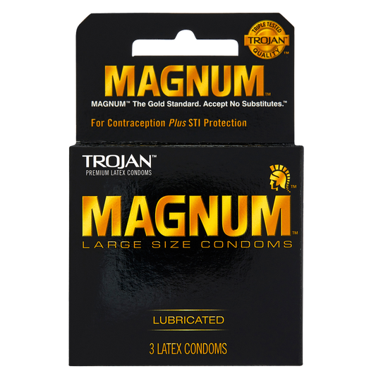 Trojan Magnum Condoms 3ct