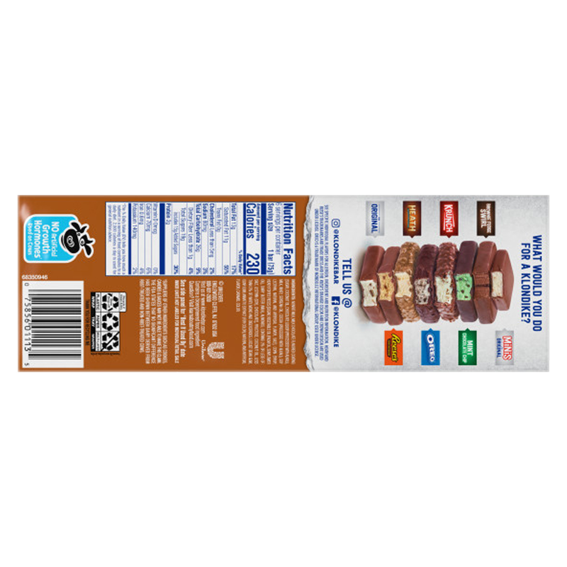 Klondike Heath English Toffee Bars 6ct