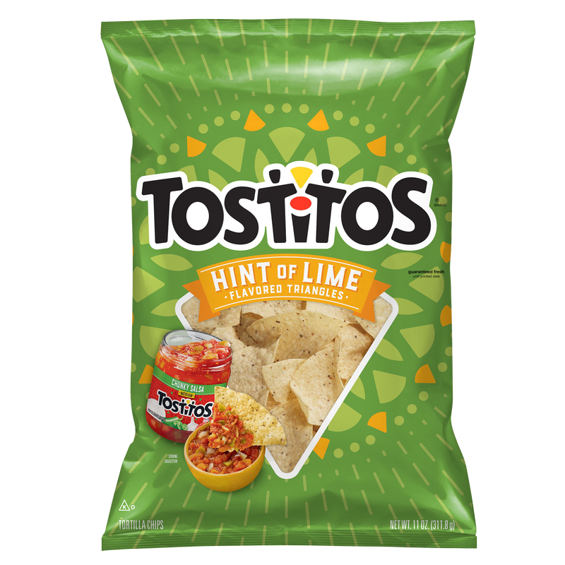 Tostitos Hint Of Lime Flavored Tortilla Chips 11oz