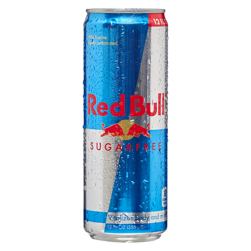 Red Bull Energy Drink, Sugar Free, 12 Fl Oz