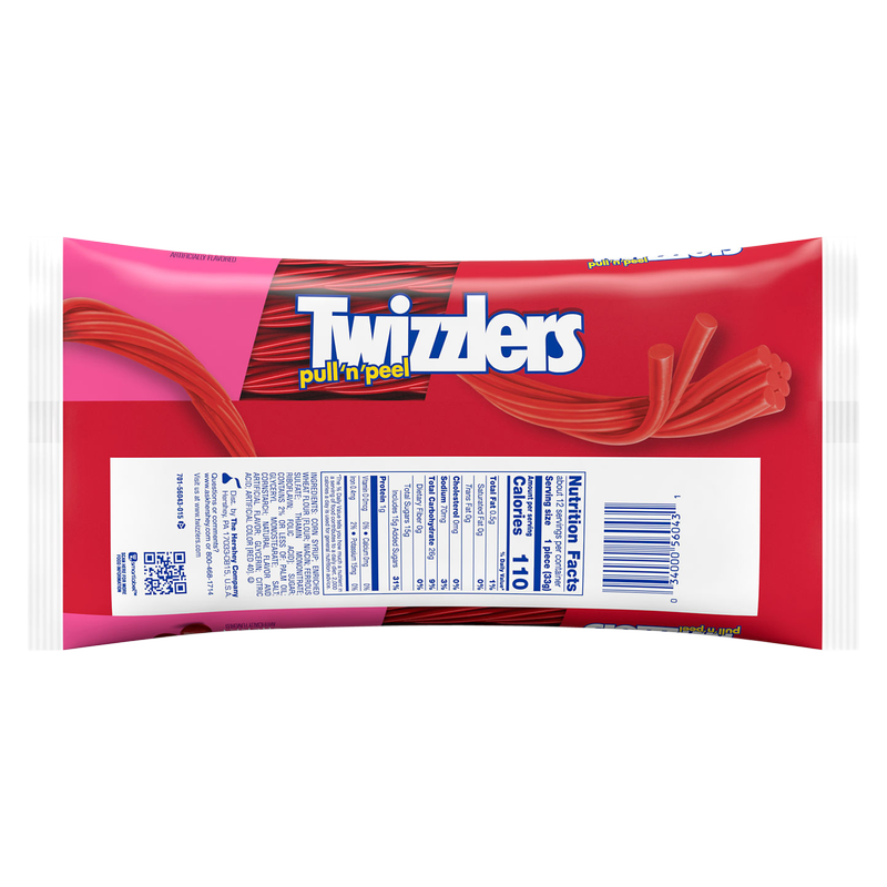 Twizzlers Pull N Peel Cherry Licorice Pull Apart 14oz