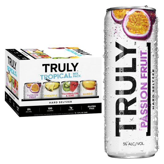 TRULY Hard Seltzer Tropical Variety 12pk 12oz Can 5.0% ABV