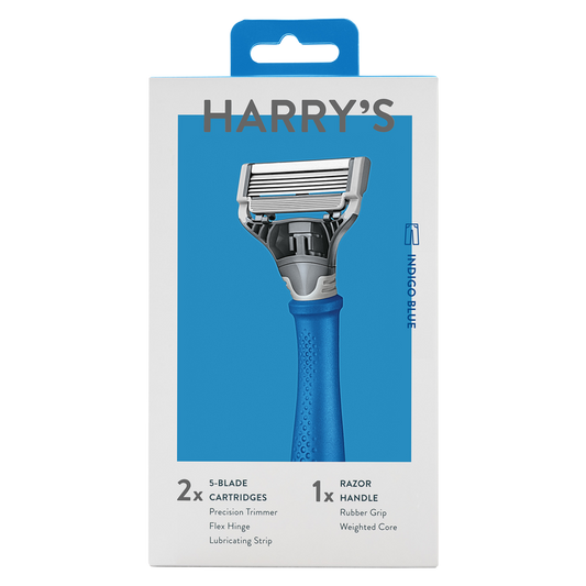 Harry's Truman Indigo Blue Razor with Refill Cartridge