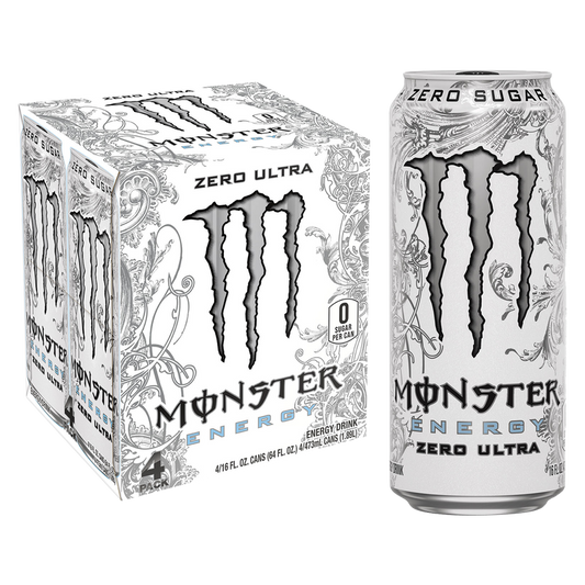 Monster Energy Zero Ultra 4pk 16oz Can