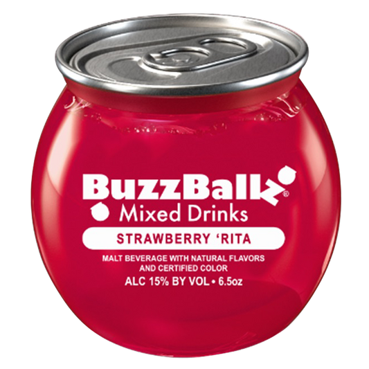 BuzzBallz Strawberry 'Rita Single 6.5oz Can 15% ABV