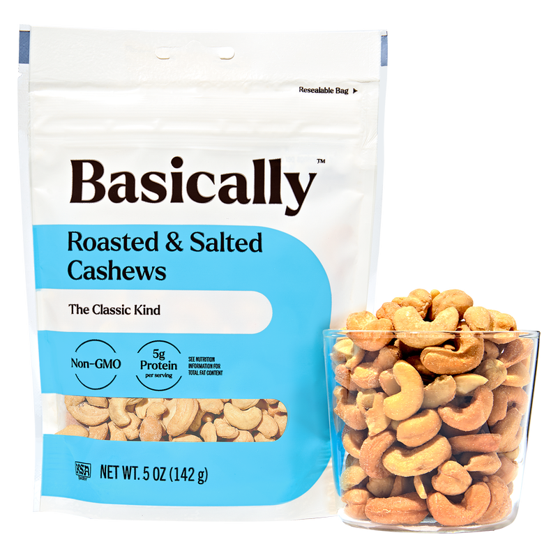 Basically Roasted & Salted Cashews 5oz