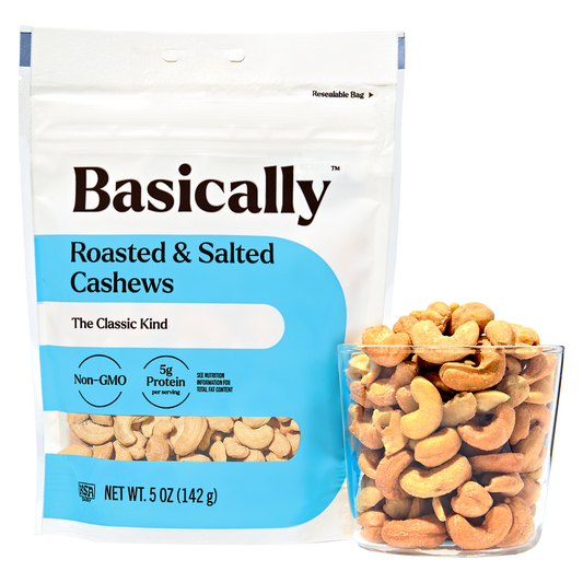 Basically Roasted & Salted Cashews 5oz