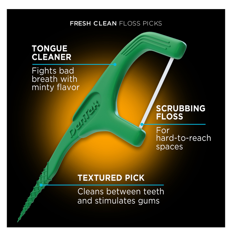 DenTek Fresh Clean Floss Picks 75ct