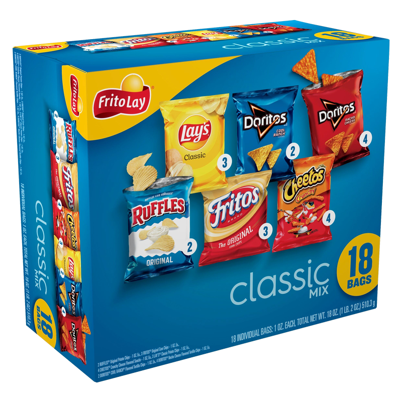 Frito Lay Classic Mix Multi Pack 18ct