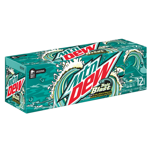 Mountain Dew Baja Blast 12pk 12oz Can