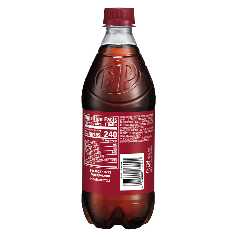 Dr Pepper 20oz Btl