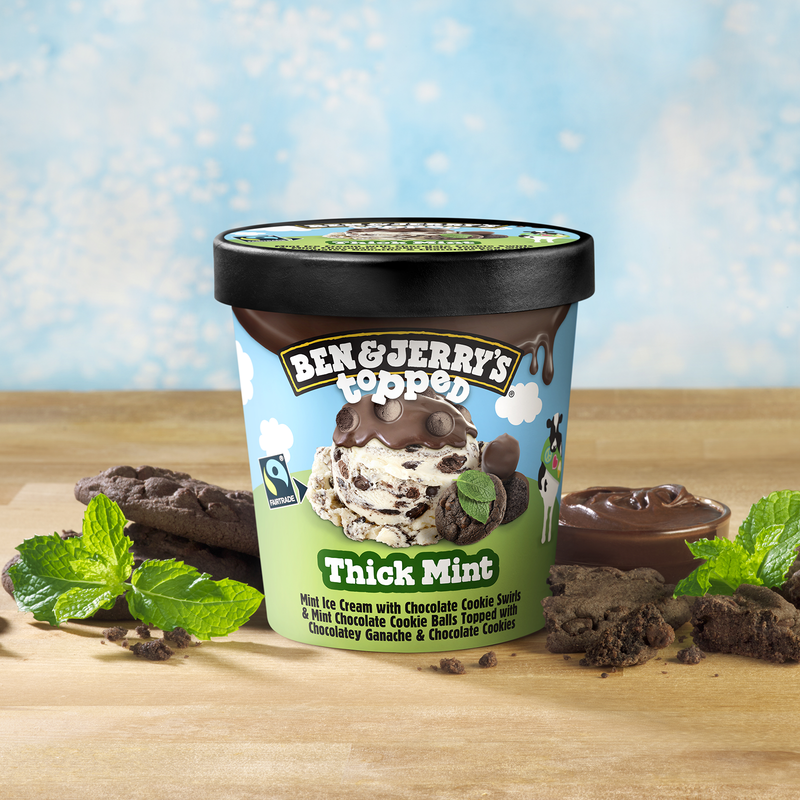 Ben & Jerry's Topped Thick Mint Ice Cream Pint