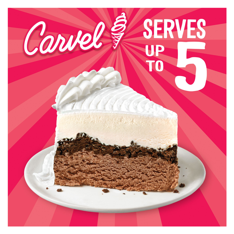 Carvel Ice Cream Cake Chocolate and Vanilla Ice Cream (Serves 5)