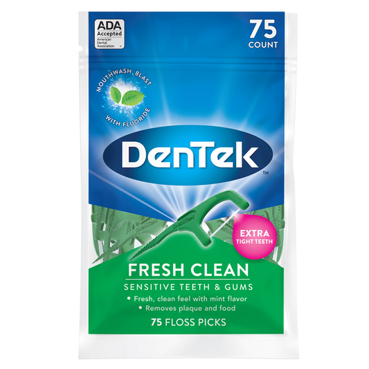 DenTek Fresh Clean Floss Picks 75ct