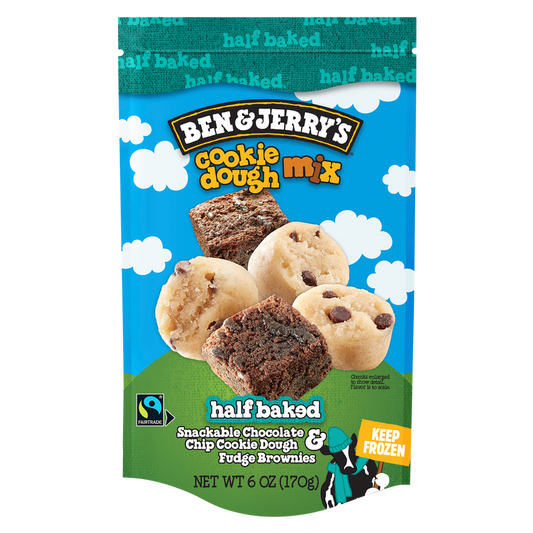 Ben & Jerry's Frozen Half Baked Dough Chunks 6oz