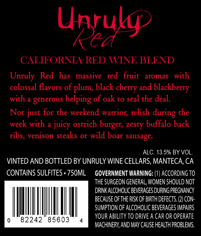 Unruly Red Blend 750ml