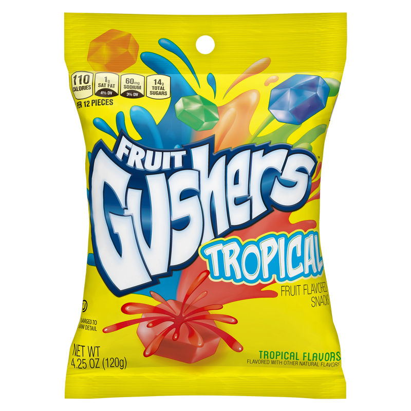 Fruit Gushers Tropical 4.25oz