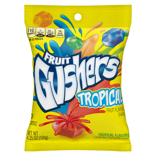 Fruit Gushers Tropical 4.25oz