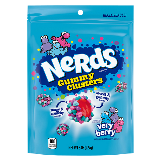 Nerds Very Berry Gummy Clusters Candy 8oz