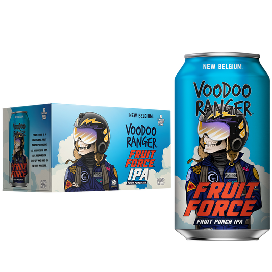 New Belgium Voodoo Ranger Fruit Force IPA 6pk 12oz Can 9.5% ABV