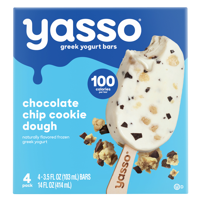 Yasso Greek Yogurt Cookie Dough Bar 4ct