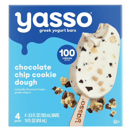 Yasso Greek Yogurt Cookie Dough Bar 4ct