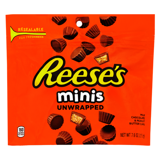 Reese's Minis Peanut Butter Cups Unwrapped 7.6oz