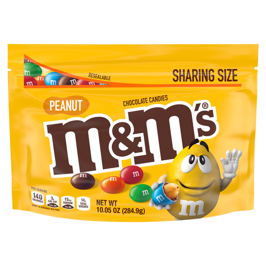 M&M's Peanut Milk Chocolate Candies 10.05oz