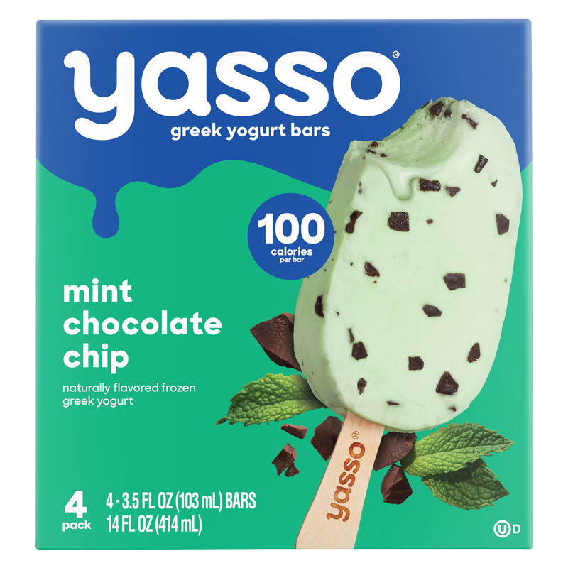 Yasso Greek Yogurt Mint Chip Bar 4ct