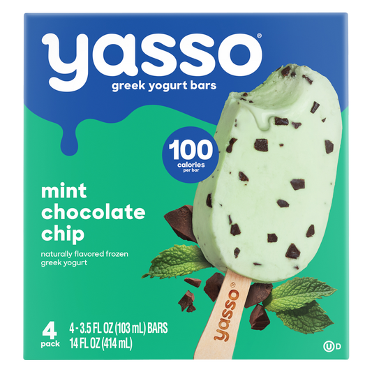 Yasso Greek Yogurt Mint Chip Bar 4ct