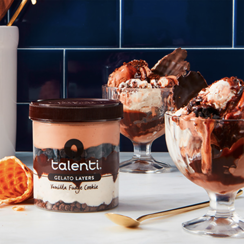 Talenti Gelato Layers Vanilla Fudge Cookie 10.6oz