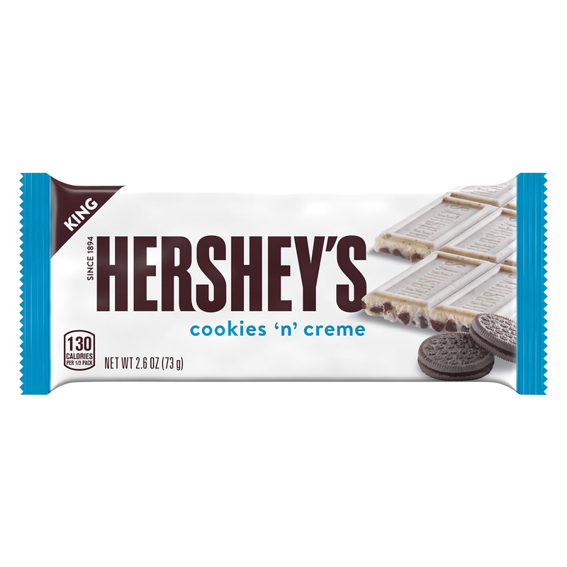 Hershey's Cookies 'n' Creme Bar King Size 2.6oz