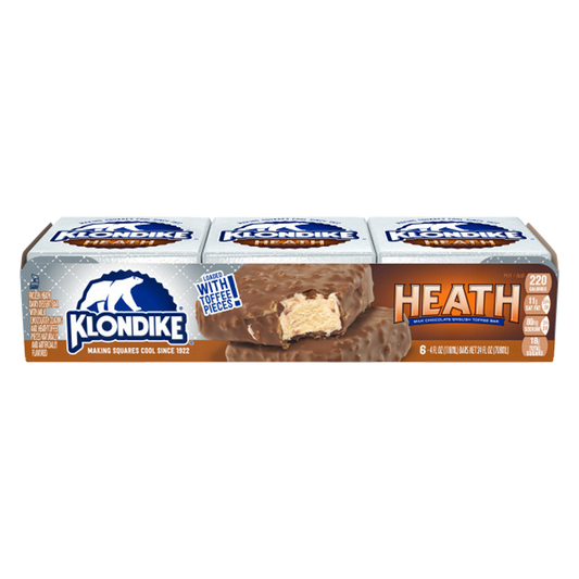 Klondike Heath English Toffee Bars 6ct