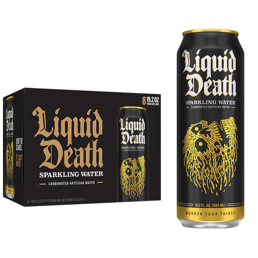 Liquid Death Sparkling Water 8pk 19.2oz Can